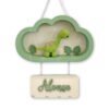 NUBE CON DINOSAURIO ALONSO-LETRERO PARA BEBÉ