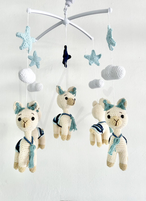 MÓVIL LLAMAS CON ESTRELLAS
