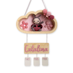 NUBE CATARINA CATALINA - LETRERO PARA BEBÉ