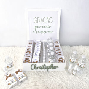 Kit de Hospital con botellas de agua y temática de animales de la selva