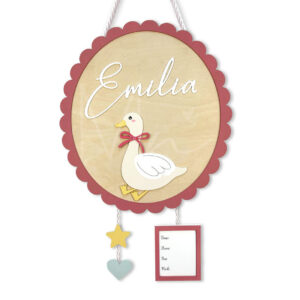 MODELO GANSO EMILIA - LETRERO PARA BEBÉ