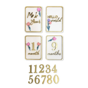 TAGS DE MESES CON TEMÁTICA DE TULIPÁN