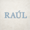 RAÚL-NOMBRE REALZADO PARA DECORACIÓN DE PARED