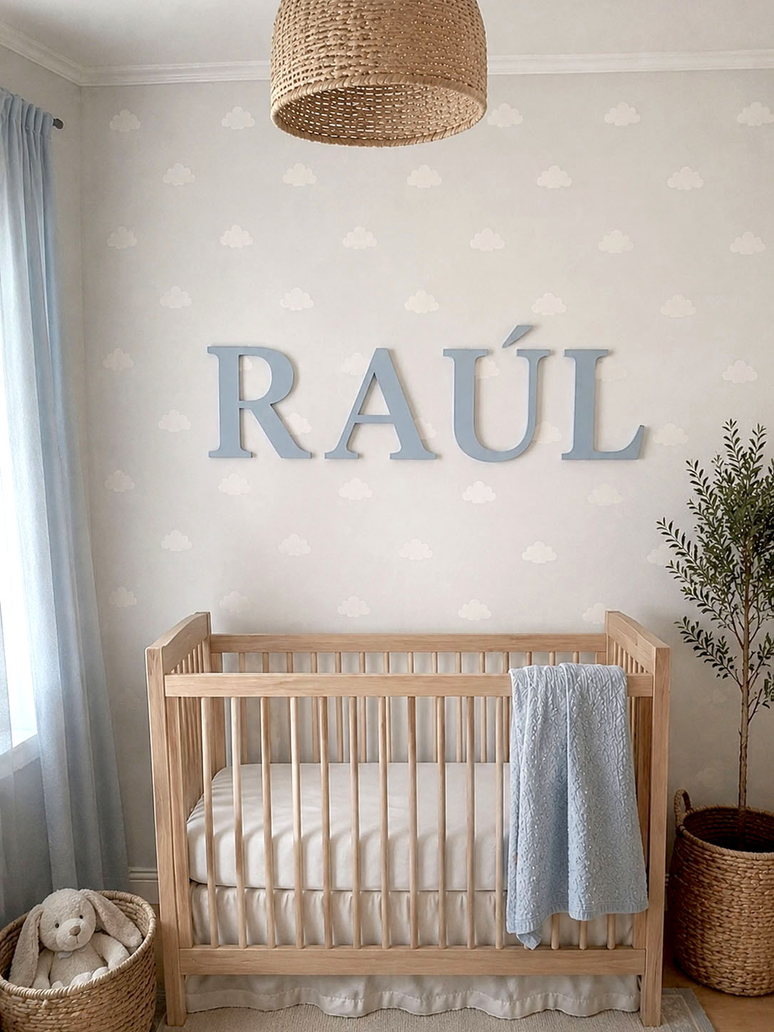 RAÚL-NOMBRE REALZADO PARA DECORACIÓN DE PARED - Imagen 2